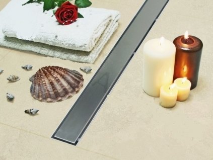 Sprchový podlahový žlab 100 cm - hladký