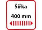 šířka 400mm