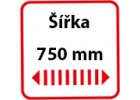 šířka 750mm