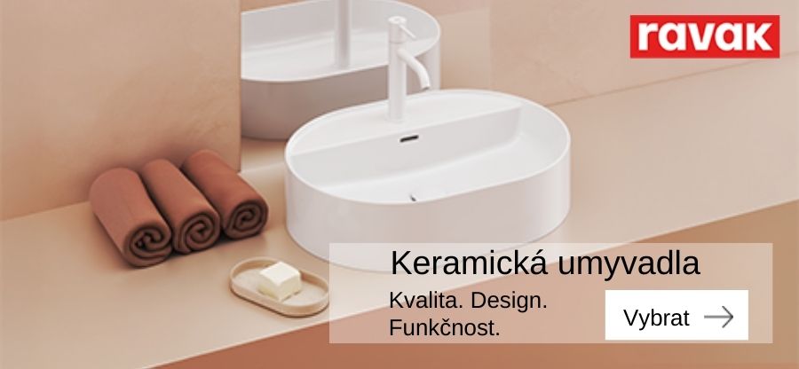 Keramická umyvadla Ravak