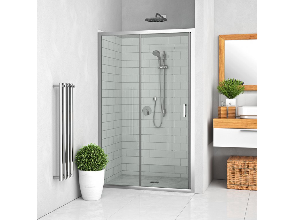 Roth LLD2/1200 sprchové dveře posuvné 120 x 190 cm 556-1200000-00-02  brillant / transparent - Koupelny Bernold | Vše pro Vaši koupelnu již od  roku 1990