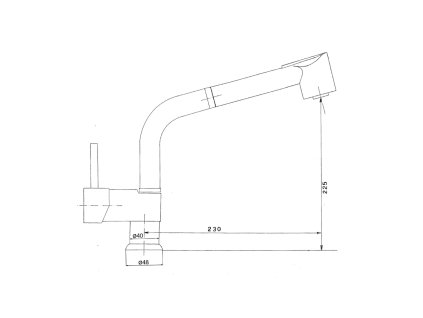 Sapho Rhapsody 5550 dřezová baterie stojánková páková