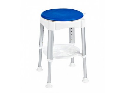 Sapho O 35,5 cm stolička otočná A0050401 bílá / modrá