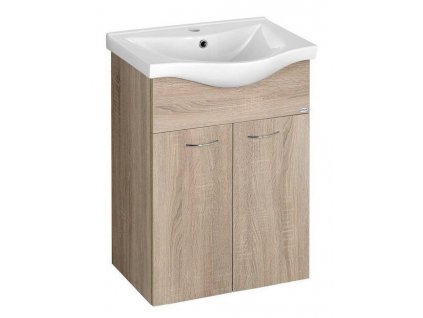 Aqualine KERAMIA FRESH 50058 umyvadlová skříňka 51 cm dub platin