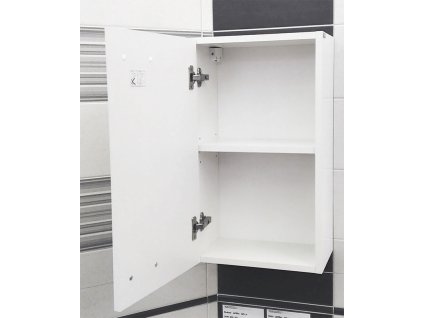 Armatura Sella Silver 35 x 20 x 60 cm koupelnová skříňka závěsná bílá