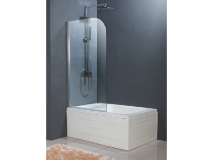 Olsen Spa EVORA 70 x 130 cm BCEVOR70CC vanová zástěna sklo Transparent