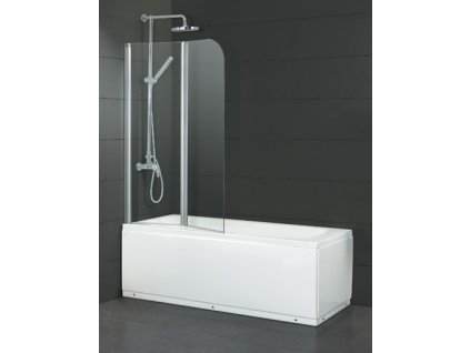 Olsen Spa ALVOR 100 x 135 cm BCALVO10CC vanová zástěna sklo Transparent