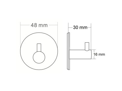 Sapho 32201 samolepící háček broušená nerez