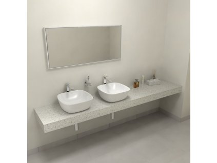 Sapho TAILOR 230 x 50 cm TR230L rockstone deska provedení límce L