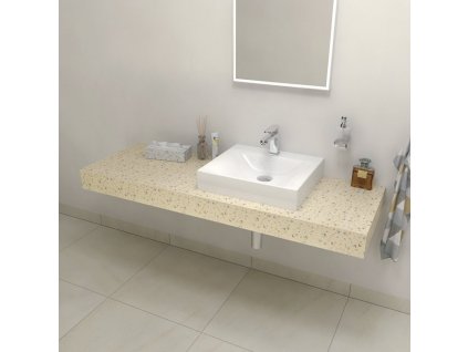 Sapho TAILOR 160 x 50 cm TR160C rockstone deska provedení límce C