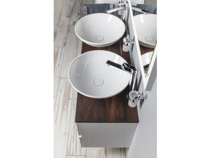 Sapho Dimp umyvadlo na desku O 46 cm bílá WH060