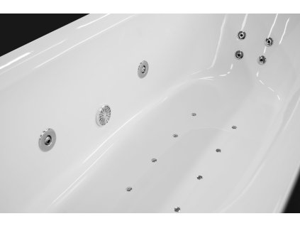 Arttec Rhey Luxus 160 x 75 cm vana hydromasážní akrylátová PAN04370