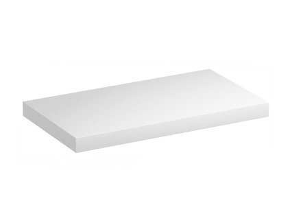Ravak deska 120 x 55 cm X000000841 pod umyvadlo ve tvaru I bílá lesk