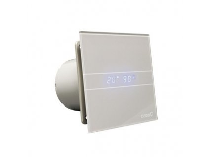 Cata E-100 GSTH 00900600 koupelnový ventilátor axiální s automatem stříbrná