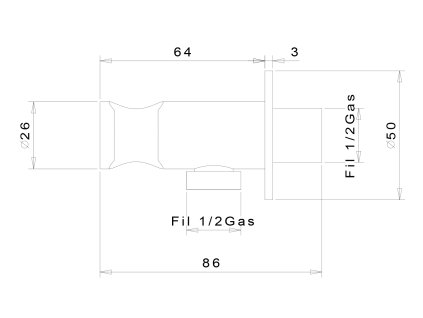 Sapho LATUS 1102-40-01 podomítková baterie s bidetovou sprchou chrom