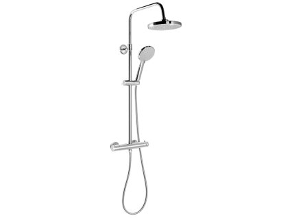 Aqualine LIGA sprchový sloup SL533 s termostatickou baterií chrom