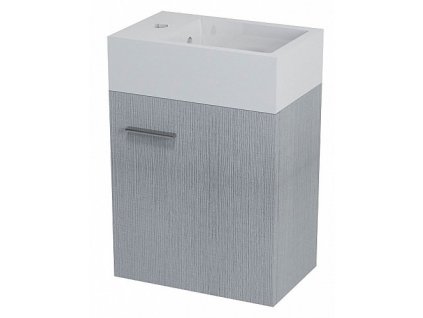 Sapho Latus V LT510 umyvadlová skříňka 35,6 x 40 x 23 cm dub stříbrný