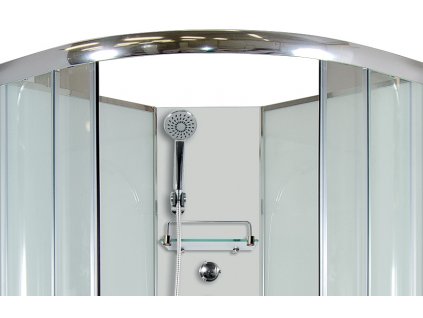 Arttec Calypso 88 x 88 x 200 cm masážní sprchový box model 6 PAN04431 čiré sklo