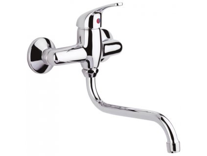 Raf Polar PL01A dřezová nástěnná baterie otáčivé ústí 20 cm, r. 100 mm