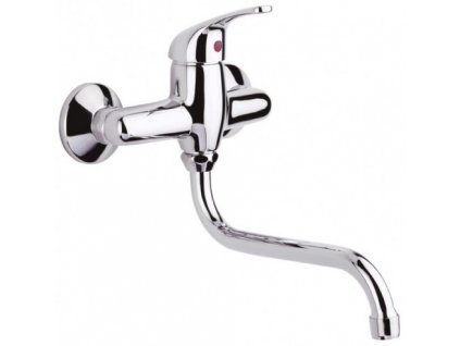 Raf Polar PL01B dřezová nástěnná baterie otáčivé ústí 20 cm, r. 150 mm