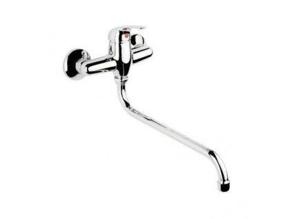 Raf Polar PL02B dřezová nástěnná baterie otáčivé ústí 30 cm, r. 150 mm