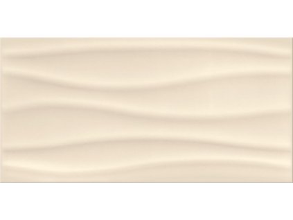 Opoczno Basic Palette beige glossy wave obklad 30 x 60 cm lesklá béžová