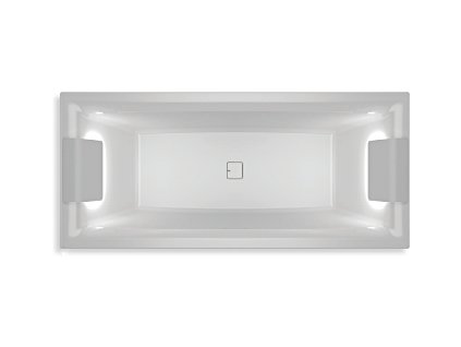 Riho Still Square Led LR 180 x 80 cm vana akrylátová obdélníková bílá B099005005