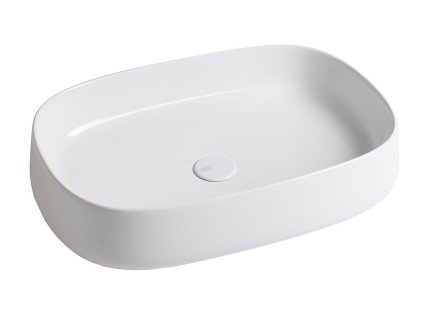 Sapho JUMPER WH070 keramické umyvadlo na desku 60x13x40 cm bez přepadu