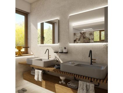 Nimco ZP 12004V LED zrcadlo 100 x 70 cm s dotykovým senzorem