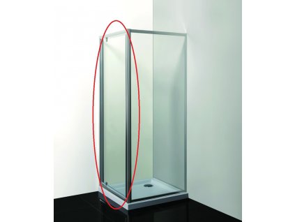 Olsen Spa SMART - ALARO 80 cm OLBALA80CCBV sprchové dveře sklo Transparent