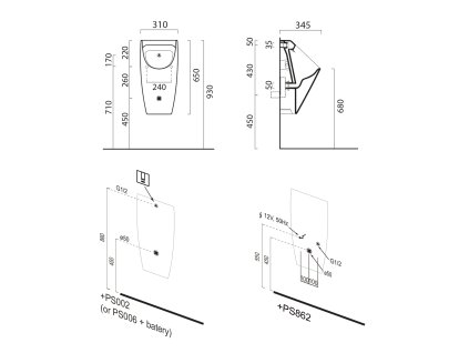 GSI Sand 909711 pisoár
