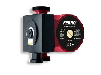FERRO 25-60/130mm W0604 oběhové elektronické čerpadlo  + Dárek k objednávce