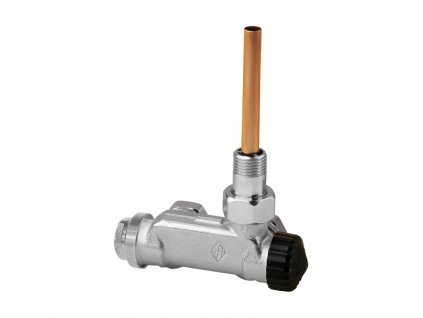 Heimeier ventil E-Z DN 15 (1/2") pro dvoutrubkové otopné soustavy rohové provedení 3879-02.000