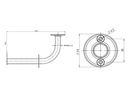 Aqualine White Line 8009 držák toaletního papíru