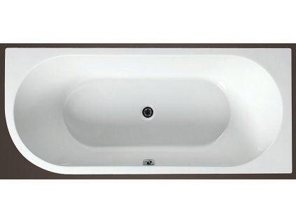Santech Gemini 170 x 75 cm SAGEM170P vana asymetrická akrylátová pravá + ZDARMA DOPRAVA