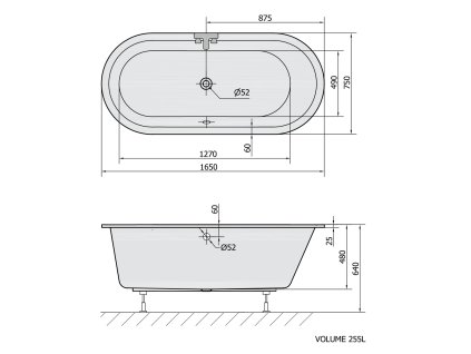 Polysan Astra O 165 x 75 cm 35611  vana