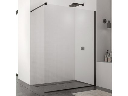 SanSwiss Ronal WALK-IN EASY 120 cm sprchová zástěna sklo Transparent STR4P1200607