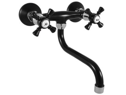 2959 1 morava retro umyvadlova drezova baterie cerna matna chrom mk301 5 21cmatc rav slezak barva cerna matna chrom rozmer 100 mm