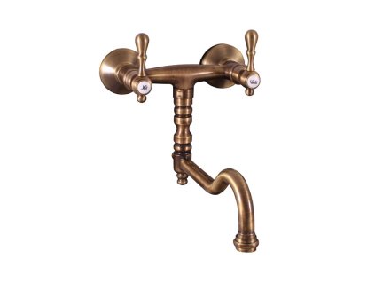 Slezák Rav Morava Retro MK401.0/29SM dřezová baterie 100 mm stará mosaz