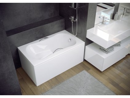 Hopa ARIA REHAB 120 x 70 cm VANARIA120REH+OLVPINOZ vana se sedátkem vč. noh