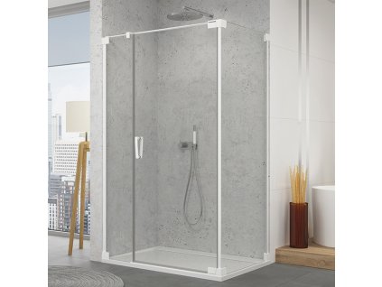 SanSwiss Ronal CADURA 100 cm pravé sprchové dveře sklo Shade CA31CD1000968