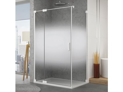 SanSwiss Ronal CADURA 100 cm levé sprchové dveře sklo Shade CA13G1000968