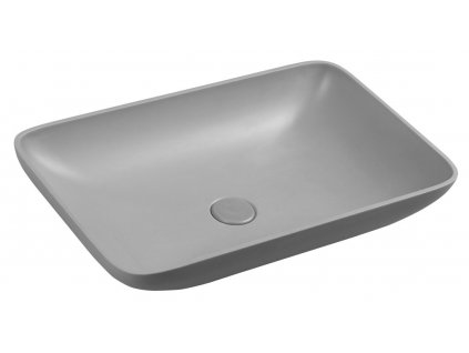 Sapho INFRANE 57 x 37 cm AR462 umyvadlo betonové šedé