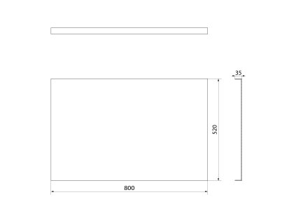 Polysan Couvert 72856 panel boční 80 x 52cm