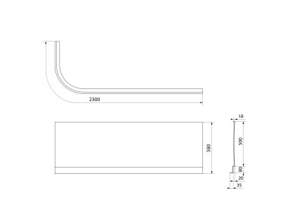 Polysan Astra R 34812 panel čelní