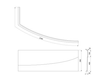 Polysan Evia R 170 22813 panel rohový