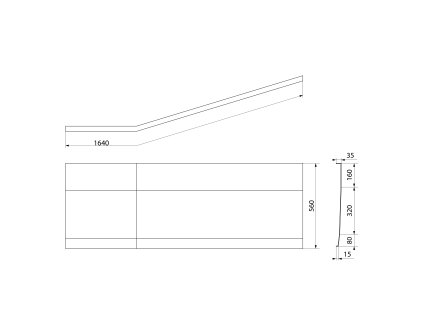 Polysan Projekta L 160 20312 panel čelní