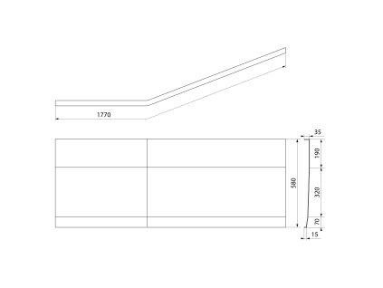 Polysan Tigra L 170 90312 panel čelní