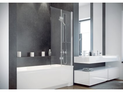 Besco PRESTIGIO 80 x 150 cm BCPRE80CC vanová zástěna