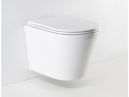 Olsen Spa OVALE BASSO wc závěsné rimless + sedátko slim softclose